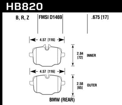 Hawk Performance HPS 5.0 Pads