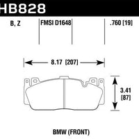 Hawk Performance HPS 5.0 Front Brake Pads