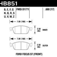 Hawk Performance HPS 5.0 Front Brake Pads