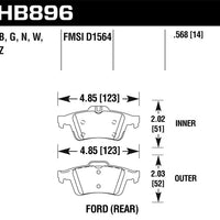Hawk Performance DTC-30 Rear Brake Pads
