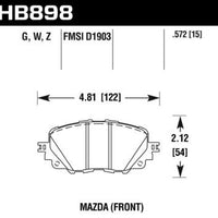 Hawk Performance DTC-30 Front Brake Pads