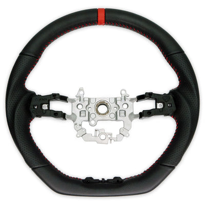 PSR Leather Steering Wheel w/Red Stitching