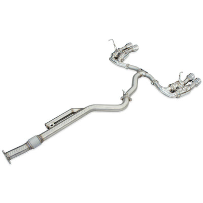 Invidia R400 Cat Back Exhaust - Straight Cut Polished Stainless Tips Subaru WRX VB 22+ (Sedan)