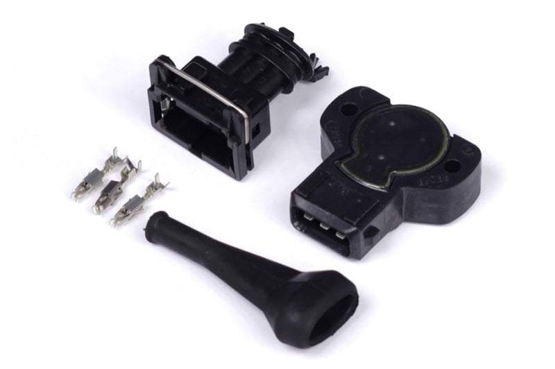 HALTECH Throttle Position Sensor - Black CCW Rotation 8mm D-Shaft - HT-010404