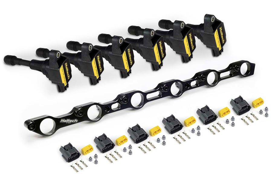 HALTECH R35 Coil Bracket Kit for Toyota JZ Includes Bracket , Coils and connectors - HT-120200