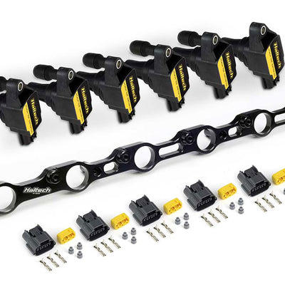 HALTECH R35 Coil Bracket Kit for Toyota JZ Includes Bracket , Coils and connectors - HT-120200