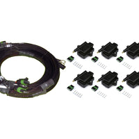 HALTECH V8 GM/Chrysler Hemi Small/Big Block 8 x Individual High Output IGN-1A Inductive Coil and Harness Kit - HT-130312