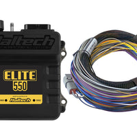 HALTECH Elite 550 + Basic Universal Wire-in Harness Kit - HT-150402