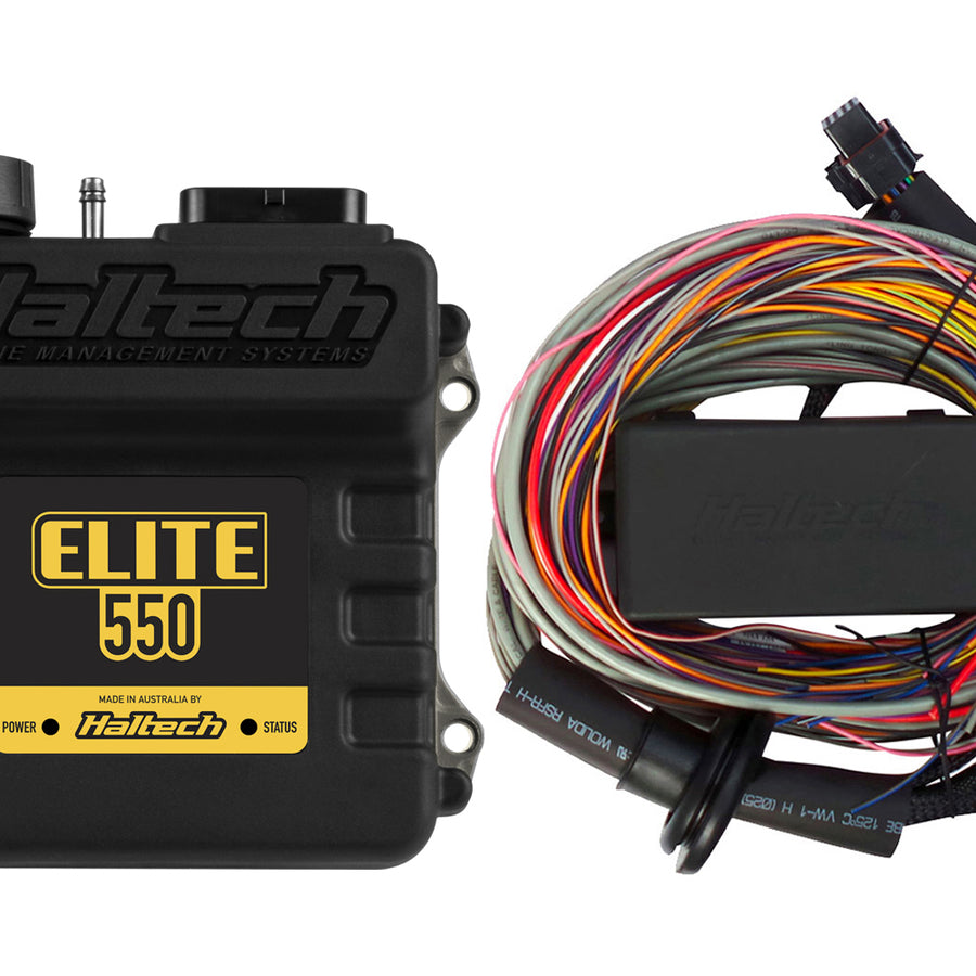 HALTECH Elite 550 + Premium Universal Wire-in Harness Kit - HT-150404