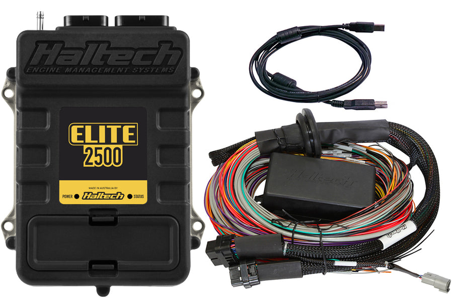 HALTECH Elite 2500 + Premium Universal Wire-in Harness Kit - HT-151304