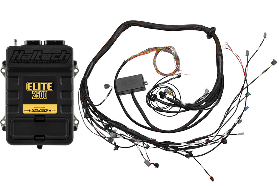 HALTECH Elite 2500 + Toyota 2JZ HPI6 Terminated Harness Kit - HT-151326