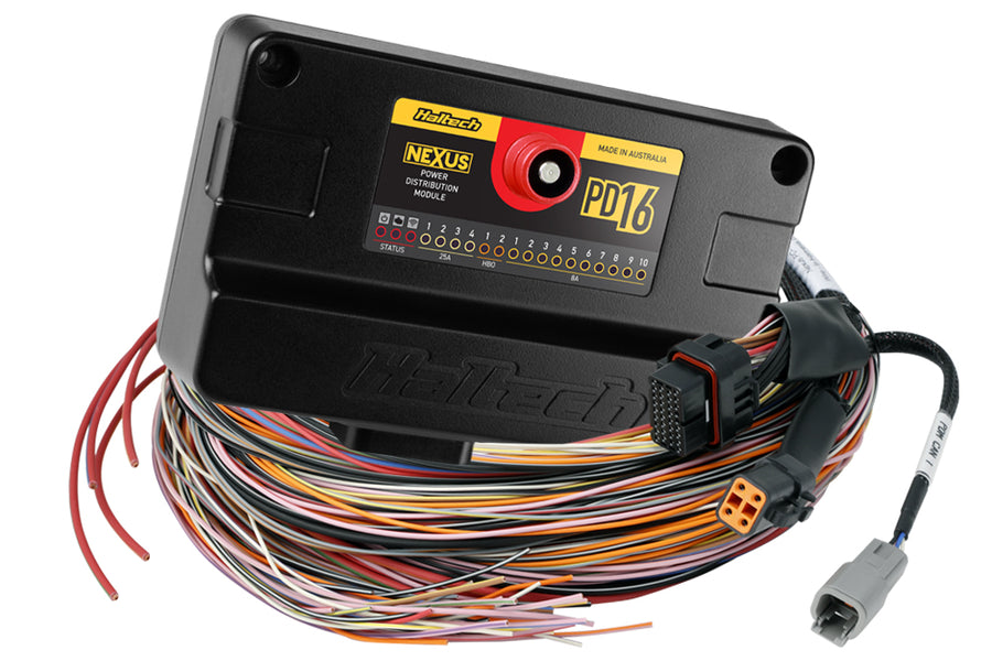 HALTECH PD16 PDM + Flying Lead Harness (5M) - HT-198201