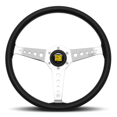 MOMO Heritage California Black Leather 360mm Steering Wheel - VCALIFOR36BKR