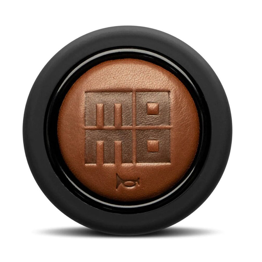 MOMO Heritage Cigar Leather Embossed Round Lip 2P Horn Button