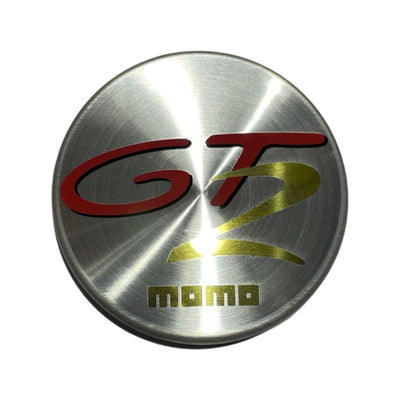 Momo GT2 Silver Centre Caps for Momo wheels 50mm (Set of 4)