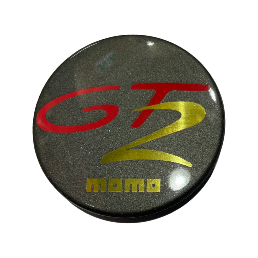 Momo GT2 Grey Centre Caps for Momo wheels 50mm (Set of 4)