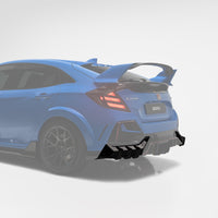 Mugen Style Rear Diffuser & Rear Spats for Honda Civic FK8 2017-2021