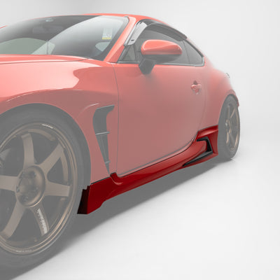 TRD Style Side Skirts for Subaru BRZ (ZD8) / Toyota GR86 (ZN8) 2022+