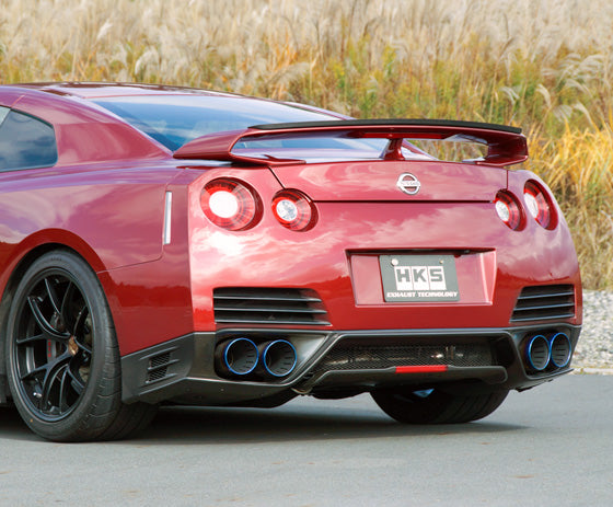 HKS EXH SYS RACING MUFFLER R35 GTR VR38 W/SIL 31008-KN002