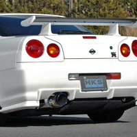 HKS Super Turbo Muffler EXHAUST For NISSAN SKYLINE GT-R BNR34 RB26DETT  31029-AN003