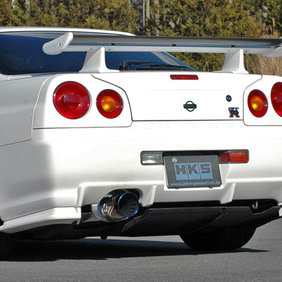 HKS Super Turbo Muffler EXHAUST For NISSAN SKYLINE GT-R BNR34 RB26DETT  31029-AN003