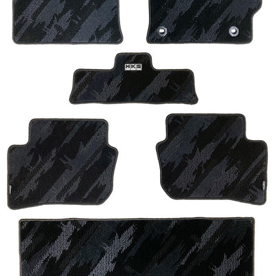 HKS FLOOR AND LUGGAGE MATS OCT RHD SET OF 6 FOR TOYOTA GR COROLLA GZEA14H 53001-AT011