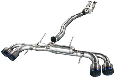 HKS EXH SYS RACING MUFFLER R35 GTR VR38 W/SIL 31008-KN002