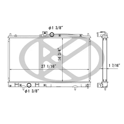 Koyorad Aluminium Racing Radiator - Mitsubishi Lancer Evolution 8-9 (CT9A) - 48mm Hyper Core - Image 2