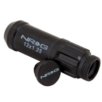 NRG 700 Series Long Steel Wheel Lug Nuts w/Dust Caps Set of 20 - M12x1.25