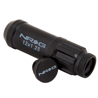 NRG 700 Series Long Steel Wheel Lug Nuts w/Dust Caps Set of 20 - M12x1.25