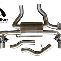 Active Autowerke M240i valved rear exhaust w brush tips – G-series M240i