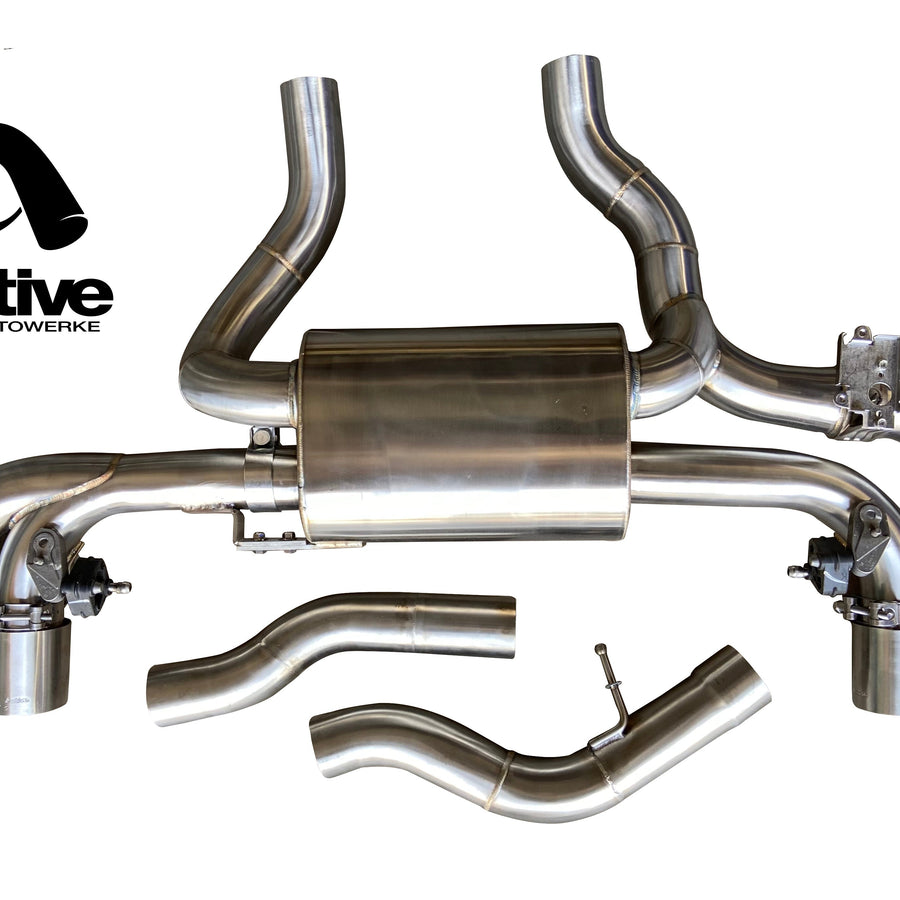 Active Autowerke M240i valved rear exhaust w brush tips – G-series M240i