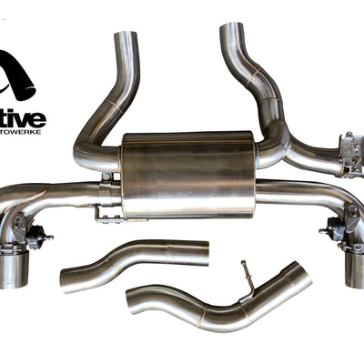 Active Autowerke M240i valved rear exhaust w brush tips – G-series M240i