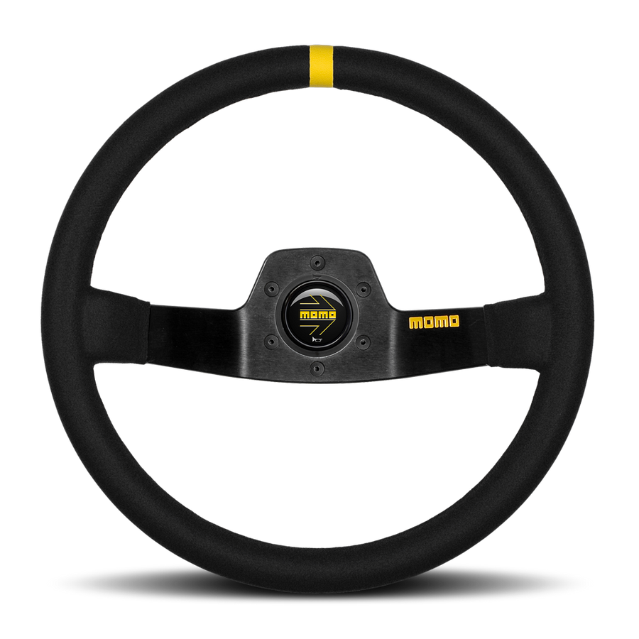 MOMO MOD 02 Black Suede Steering Wheel 350mm