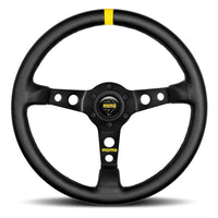 MOMO MOD 07 Black Leather 350mm Steering Wheel - 11111811312R