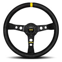 MOMO MOD 07 Black Suede 350mm Steering Wheel - 11111811311L