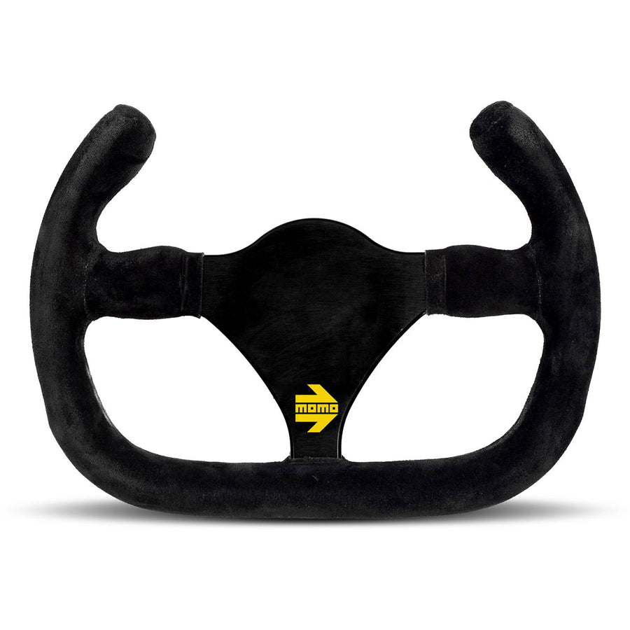 MOMO MOD.27/C Black Suede Steering Wheel 270mm - 11150272761R