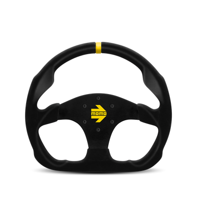 MOMO MOD.30 Black Suede Steering Wheel 320mm - VR30C32SUBLKR