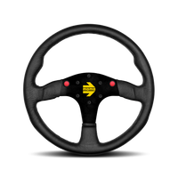 MOMO MOD.80 Black Leather Steering Wheel 350mm - VR8035PLNEW