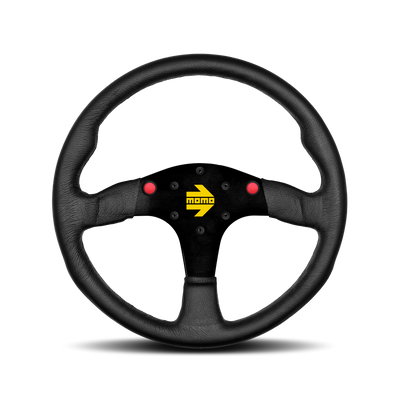 MOMO MOD.80 Black Leather Steering Wheel 350mm - VR8035PLNEW
