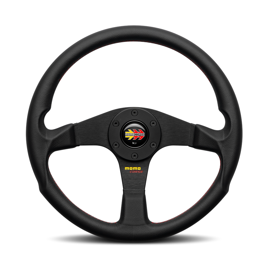 MOMO Corse 2.0 Black Leather 350mm Steering Wheel