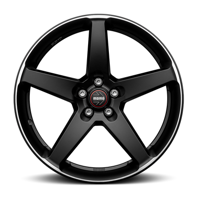 MOMO Italy Five Alloy Wheels Matte Black Set of 4 18×8 5×114.3