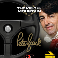 MOMO Flyer Peter Brock HDT Black Leather 380mm Steering Wheel VHDTBROCKBK38