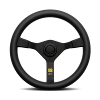 MOMO Legacy Black Leather 350mm Steering Wheel