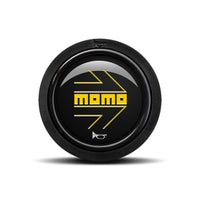 MOMO ARROW Polished Black Flat lip 2P Horn Button