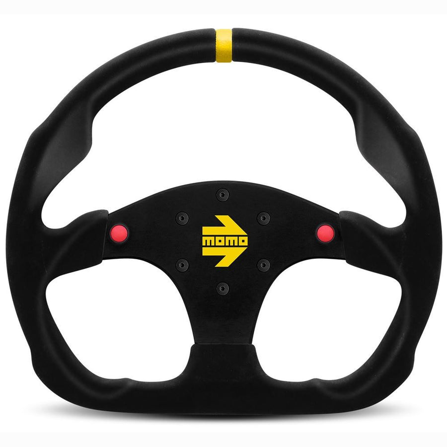 MOMO MOD.30 B Black Suede Steering Wheel 320mm - VR30B32BKNEWR