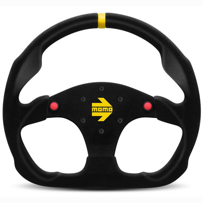 MOMO MOD.30 B Black Suede Steering Wheel 320mm - VR30B32BKNEWR