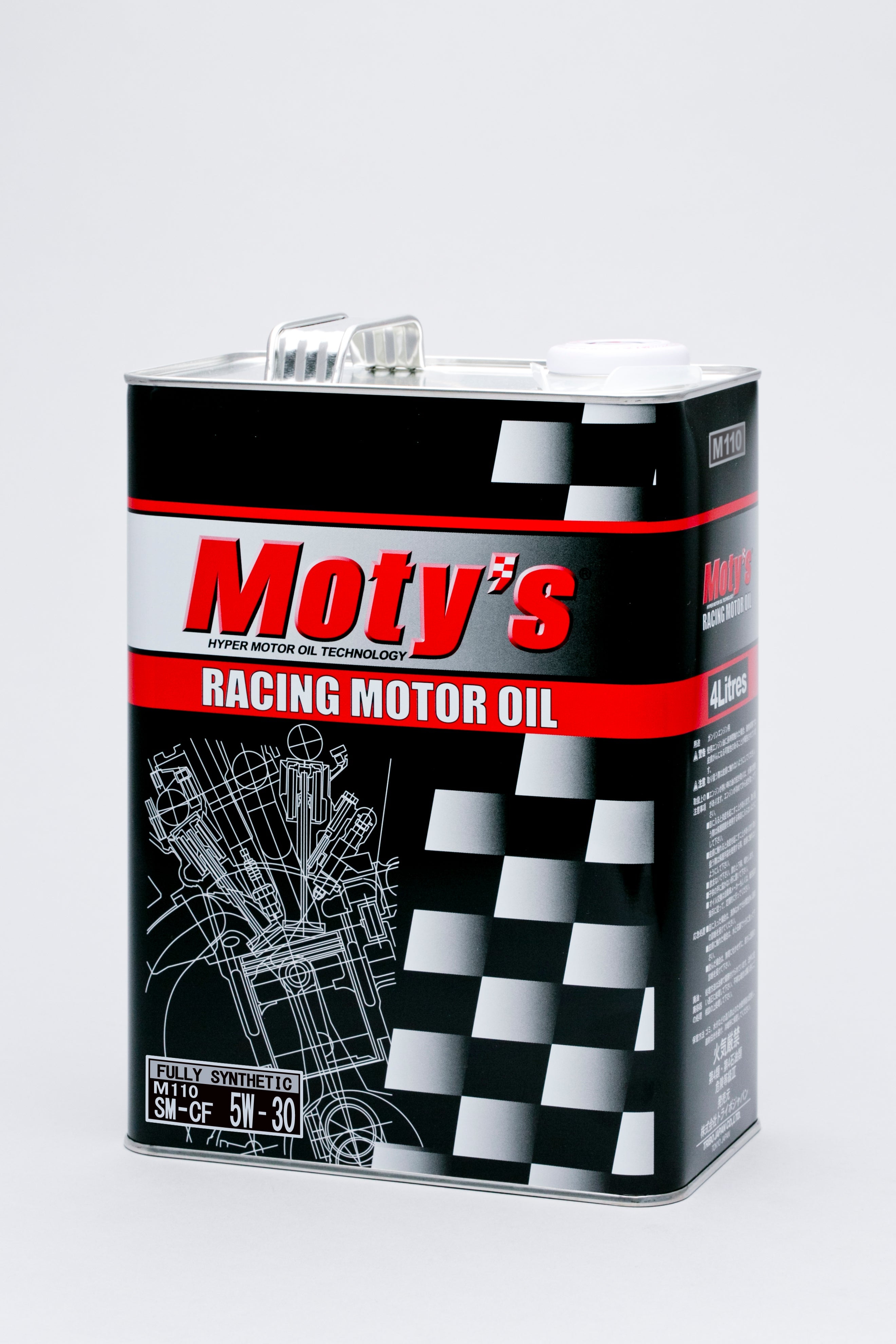 MOTY'S M110 5W30 LSPI FULLY SYNTHETIC PERFORMANCE ENGINE OIL 4L