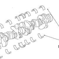 NISMO Main Bearing Inner Set For NISSAN SKYLINE GT-R R32 R33 R34 RB26DETT RB25 12207-RRR32