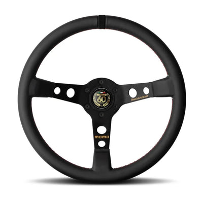 MOMO 60th Anniversario MOD 07 Limited Edition 350mm Steering Wheel - V07ANNIVBK35R